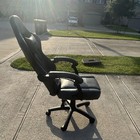 Dowinx High-back Computer Gaming office Chair Black Swivel Rolling W  Arms