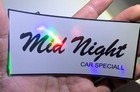 Mid Night Club Car Speciall Holographic Sticker Decal 5 