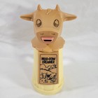 Vintage Moo-cow Creamer Plastic Container Coffee Cream Dispenser Cow Whirley