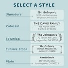 Personalized Clear Return Address Labels - Custom Matte 