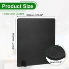 Patikil Desk Dividers 24  X 24   1 Pack Desk Privacy Panel Freestanding Noise   