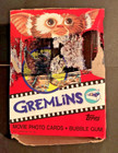 1984 Topps Gremlins Empty Wax Pack Box   Wrappers