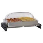 Cadco Wtbs-2rt Buffet Server w  Rolltop Lids 2 Pans