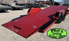 Iron Bull 83x22 Tilt Trailer Open Car Hauler Steel Deck Equipment Trailer 5200