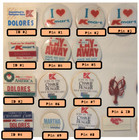     choose   Huge Lot   Kmart   Name Tag   Badge   Pinback   Button   Red Lobster