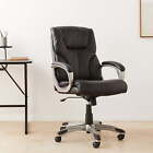 Leather High Back Executive Office Chair Swivel Desk Task Computer Ergonomic