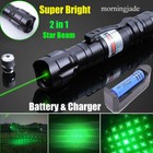 9900miles Astronomy Assassin Green Laser Pointer Pen Visible Beam Rechargeable