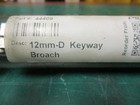 Machinist Tools   Keyway Broach   Dumont   12 Mm-d   Minute Man   44409