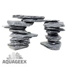 3lbs Grey Slate Stone Rock Natural Stone  Aquarium  Terrarium  Craft  Decoration