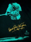 Brockum   1991 Stevie Ray Vaughan T shirt     Metallic Embroidered Signature     Rare