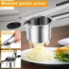 3-in-1 Potato Masher Ricer Stainless Steel Press Mashed Potatoes For Kitchen Us