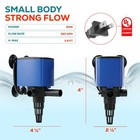 Powerhead Submersible Water Pump Fish Tank Aquarium Pond Filter Oxygen 320 Gph