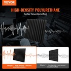 Vevor Acoustic Foam Panels 36 Pack 12 X 12 X 2 In For Studio Wall And Ceiling