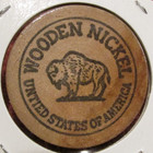 Vintage Portage  Wi Coins Wooden Nickel - Token Wisconsin