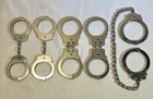 Peerless Handcuff Lot Of 5 Police Handcuffs Model 301 And 703 Tested And Working