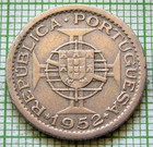 Macau China Portuguese Overseas Territory 1952 50 Avos One Year Type Km  3