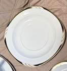Vintage Mikasa Omega White Black Bread Plates Set Of 4 L2058 Fine China Japan 8   