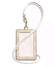New      Authentic Coach  Signature Leather Id Lanyard Id Card Holder  68 Unisex