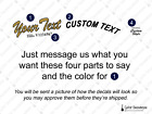 Custom 70 s Style Guitar Headstock Waterslide Decal For Electric Guitars