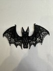 2 Pk Black Lace Bat Appliques 6     Halloween Design Clothing Patch Cheapest Price