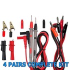 Multimeter Test Leads For Fluke Meter Electrical Alligator Clip Probes 1000v 20a