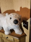 Giant Vintage Avanti Polar Bear Weighted Handmade Plush- Made In 1987- Rare