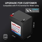 Uplus Lp12-5 0 12v 5ah Rechargeable Agm Battery Sla  12v 5ah 