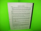 Midway Sportstation 1999 Original Video Arcade Game Service Parts Repair Manual