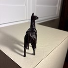 Peruvian Llama Alpaca Vicu  a Wooden Figurine 3 7    Peru