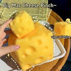 Extra Large Squishy Cheese Block  Stress Relief Squeeze Toy Gifts  cyber Deal     