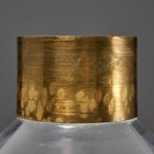 Etched Glass Wheat Hanging Hurricane Chimney Lamp Shade Bell Jar Cloche 14 5 h