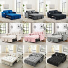 Modern Convertible Sleeper Sofa Bed Loveseat 2-seater Sofa Couch W  Pull Out Bed