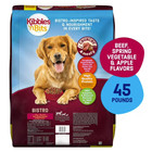  2 Pack  Kibbles  n Bits Bistro Oven Roasted Beef  Vegetable Dry Dog Food  45lb