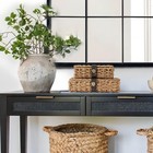 Decorative Box With Lid  Wicker Storage Basket  Water Hyacinth Woven Decorati   