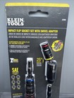 Klein Tools 32984 Impact Flip Socket Set With Swivel Adapter  6 Pc 