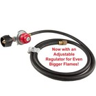 18  24  30  36  Drop-in H Fire Pit Gas Burner W  Portable Propane Tank Kit