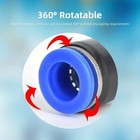 80pcs Air Line Fittings Kit For Different Od Tube Sizes Included