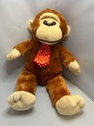Plush Monkey 17 Inch Red Tie Kids Of America Stuffed Animal Excellent Condition