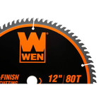 New Woodworking Saw Blade Miter Table 12 Inch 80 Tooth Fine Circular Cutting Wen