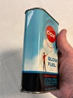 Vintage Cox Glow Fuel Model Airplane Engine 1 Pint Advertising Tin Can Near Full