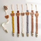 Baby Pacifier Clip Holder Silicone Dummy Chain Soother Strap Safe