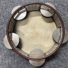 Old Vintage Antique Genuine Calf Skin Head Tambourine Vintage Music Instrument