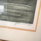 Joseph Kossonogi Abstract Watercolor Of Symphony Orchestra Print Framed   Matted