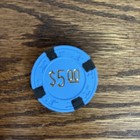  5 El Camino Card Room Casino Chip  obsolete   Super Rare 