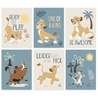 Lambs   Ivy Disney Baby Lion King Unframed Wall Art - Simba timon pumba