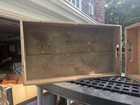Lot Of 3 Antique Finger Jointed Wood Trays Primitive Sorting Organizer Drawers