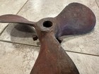 Early 1900s 3 Blade Iron Boat Propeller 12in Nautical Marine