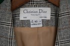 Vintage Christian Dior The Suit 2pc Skirt Suit Size 10 Made In Usa Plaid