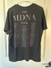 Madonna Mdna Tour Black Concert T-shirt 2012 Large  Pre-owned