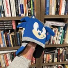 Official Sonic The Hedgehog 2-pcs Hat   Mittens Set With Decorative Ears